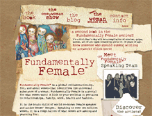 Tablet Screenshot of fundamentallyfemale.com